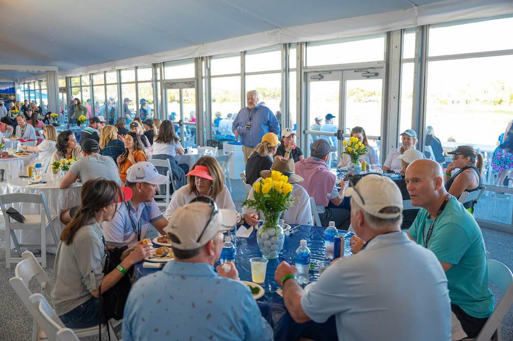 people sitting at table