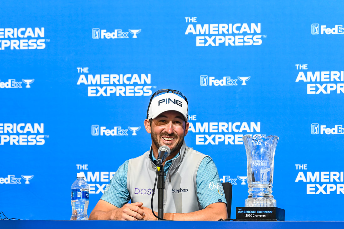 Andrew Landry sees 6-shot lead evaporate, then holds off challengers to win  The American Express - THE AMERICAN EXPRESS